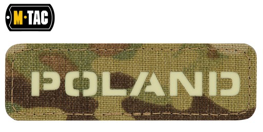 PATCH POLAND suchý zips M-Tac 25x80 Multicam FLUO
