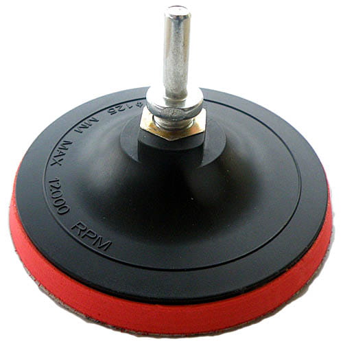Pružný kotúč so suchým zipsom 125 mm na brúsku