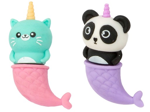 KIDEA SCENTED Guma na vymazanie pandy jednorožca Mermaid