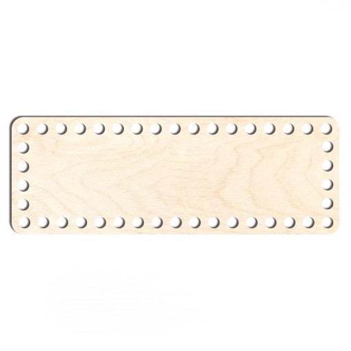 drevený základný košík dno 10x28cm obdĺžniková preglejka