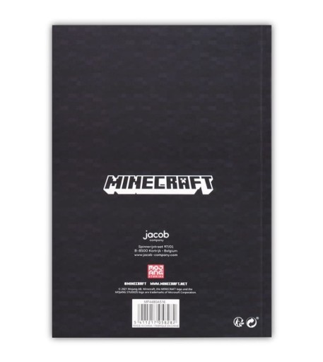 Minecraft Linkovaný zápisník A5 Jacob 96 listov