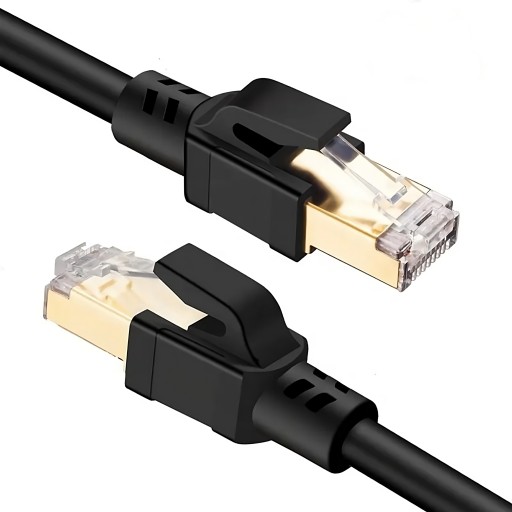 PLOCHÝ ETHERNETOVÝ KÁBEL RJ45 CAT8 40 GBPS 1M LAN XL