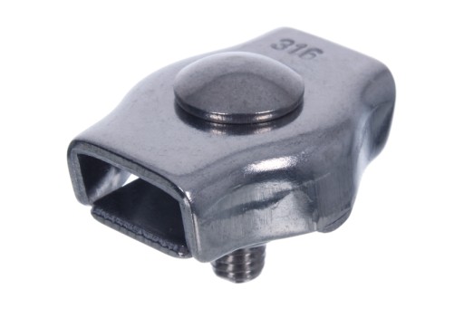 Svorka sedlového lana Inox A4 AISI-316 3 mm