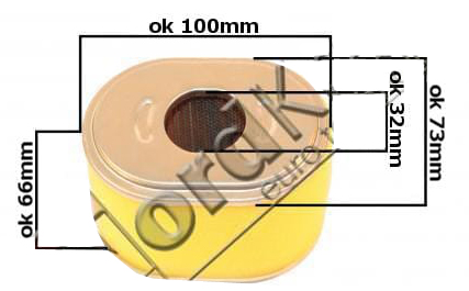 VZDUCHOVÝ FILTER pre MOTOR HONDA GX140 GX160 GX200