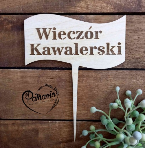 Rozlúčkový topper s ozdobným nápisom 13cm