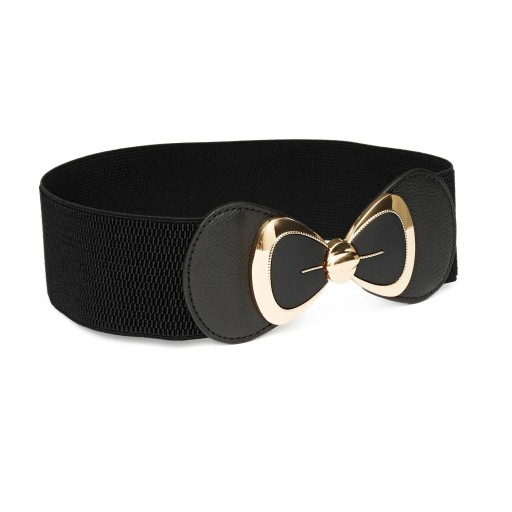 Elastický opasok k dámskym šatám, gumený, jednoduchá, elegantná, ozdobná pracka