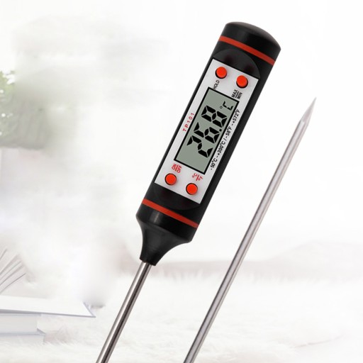 KUCHYŇSKÝ TEPLOMER DIGITÁLNY KOLÍK LCD ELEKTRONICKÁ SONDA NA MÄSO AG254B