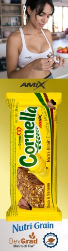 ENERGETICKÁ TYČINA Ovsený banán Čokoláda MUSLI Amix Cornella Soft