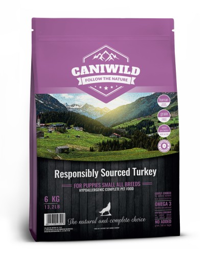 CANIWILD PUPPY MALÝ VOĽNÝ RUN TURECKÁ KAČICA 100G