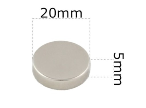 SILNÝ VALEC NEODYMOVÝ MAGNET 20x5 / NEODYMOVÉ MAGNETY /
