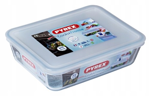Žiaruvzdorná nádoba s pokrievkou Cook&Freez 0,8 L PYREX