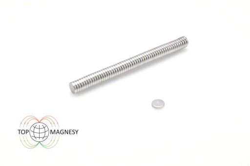 Neodymový magnet valcový MW 5x1 N38 50 ks