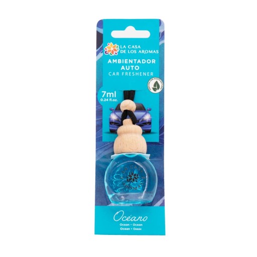 LA CASA DE LOS AROMAS CAR Vôňa do auta v skle OCEAN, 7 ml