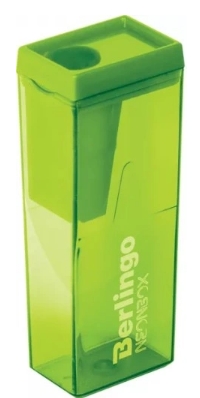 Orezávač NeonBox, 1 otvor, nádoba, mix farieb Berlingo