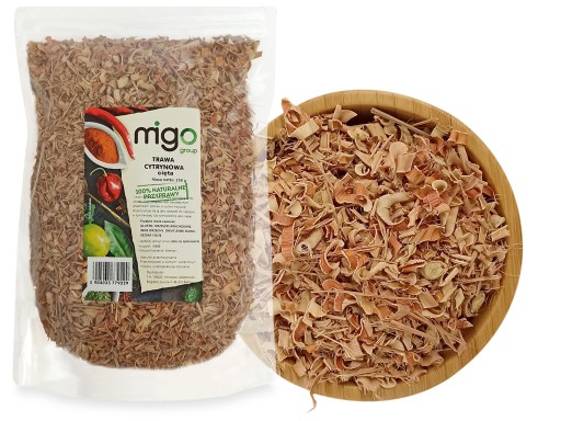 CITRÓNOVÁ TRÁVA rezaná, LIST 250g - MIGOskupina