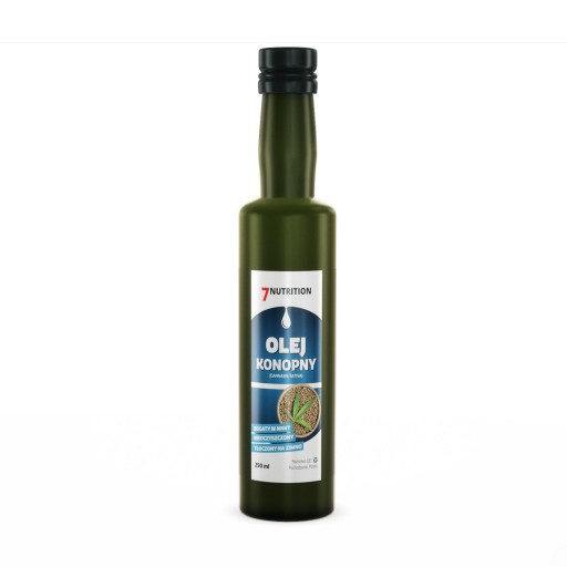 7 VÝŽIVOVÝ KONOPNÝ OLEJ 250ML OMEGA 3 BEZ PRÍSAD
