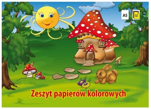 KNIHA Z FAREBNÉHO PAPIERA VÝREZ A5 32K LINE