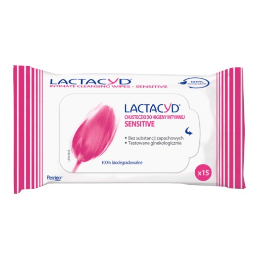 Lactacyd Sensitive obrúsky na intímnu hygienu