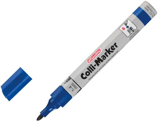ZNAČOVAČ NA PERNAMENT Colli-Marker Herlitz modrý x 2