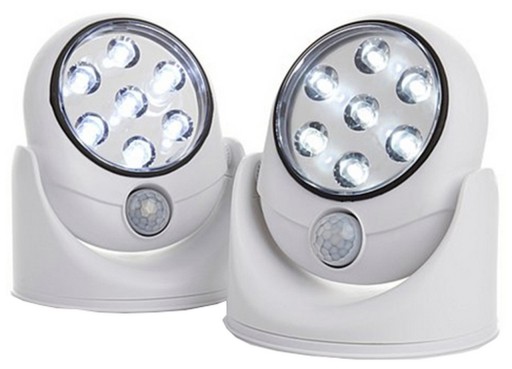 BEZDRÔTOVÁ LAMPA NOČNÁ LAMPA 7 LED SO SNÍMAČOM POHYBU NA BATÉRIU 360