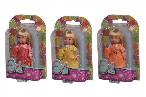 BÁBIKA pre DIEVČATká Hračka bábika pre deti Evi Fruity Ice Cream Lux SET