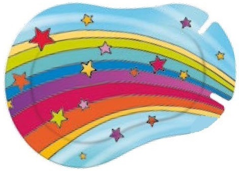 ORTOPAD GIRL Náplasti na oči RAINBOW Regular 10 kusov