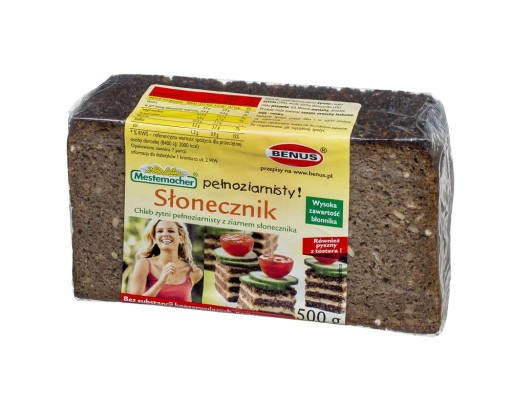 Benuš Ražný chlieb so slnečnicovými semienkami 500 g