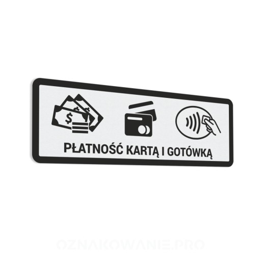 Nálepka - Platba kartou a v hotovosti - 5x15