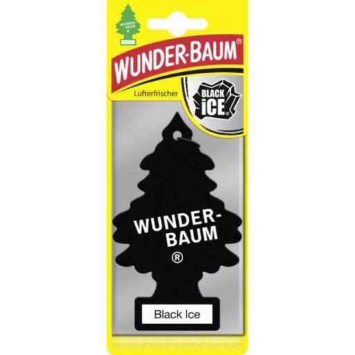 WUNDER BAUM VOŇANÝ OSVIEŽOVAČ AUTA Vianočný stromček BLACK ICE