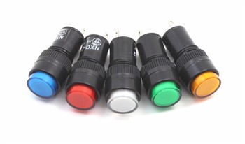 12mm 12V DC žltá kontrolka