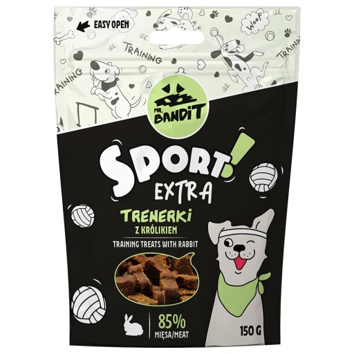 Pán. Bandit SPORT EXTRA Trenažéry s králikom 150g/ Tréningové maškrty s králikom