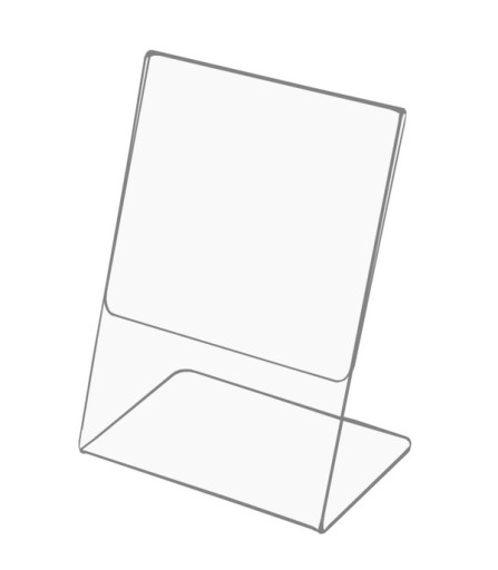 PLEXI STOJAN NA LETÁK POPIS CENY typ L A6 VERTIKÁLNY
