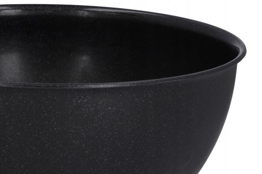 PLASTOVÁ MISKA, čierna, kuchynská, 1,5l, na šaláty, pochutiny na grilovanie