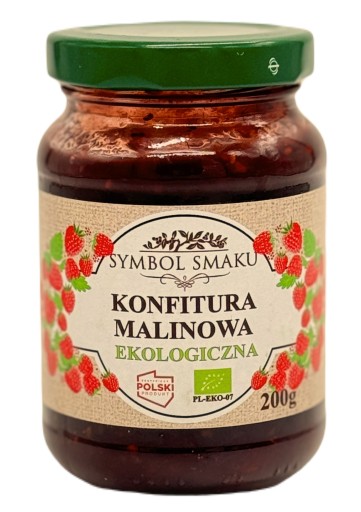 Malinový džem 75% bio ovocie z bio malín 200 g tradičný