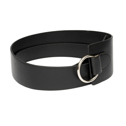 Dlhý, široký, viazaný kožený opasok pre ženy, k šatám, elegantný pás