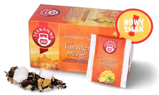 Ovocný expresný čaj Ginger & Mango Teekanne 35 g