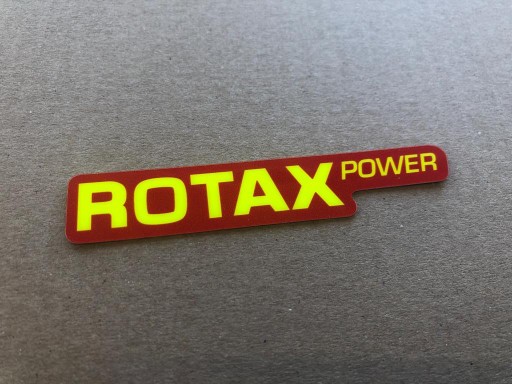 Samolepky s logom BRP Can-Am Rotax 10 cm Fluo