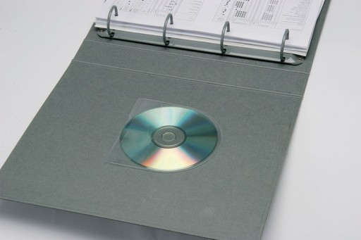 Samolepiace vrecko na 2-4 CD/DVD, 10 kusov