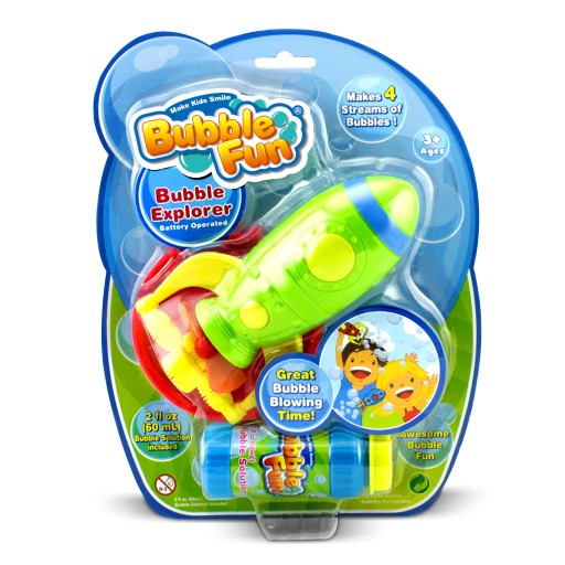 STROJOVÝ GENERÁTOR MYDLOVÝCH BUBLÍN RAKETA MULTIBUBLINY RICOKIDS + TEKUTINY