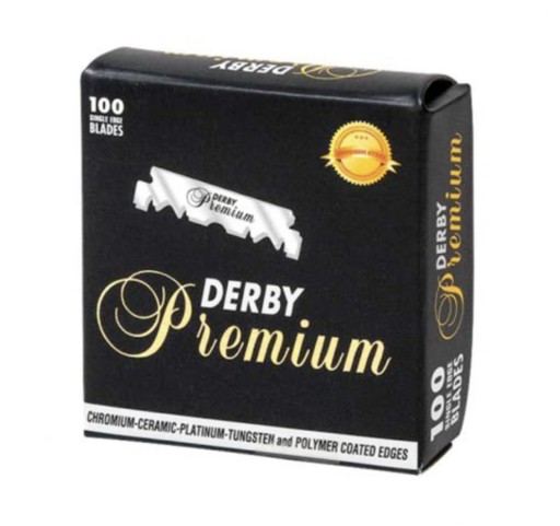 Polovičné žiletky Derby Premium 100 ks.