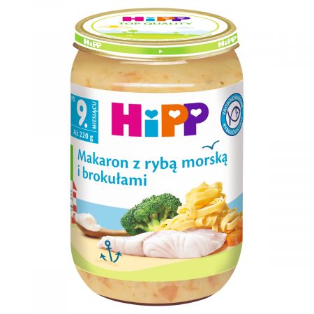 Cestoviny s morskou rybou a brokolicou po 9. mesiaci HIPP