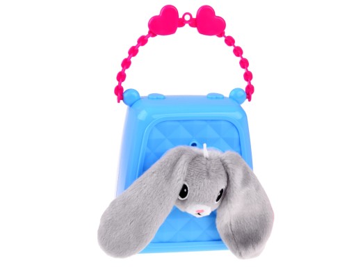 Rozkošná kabelka + zvierací plyšový maskot králika ZA4682