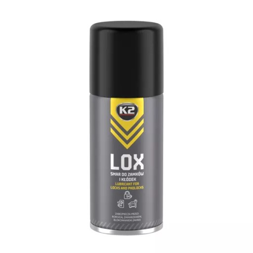 K2 LOX TUKOVÝ OLEJ NA ÚDRŽBU OPRAVY ZÁMKOV VLOŽKY VISIACICH ZÁMKOV PÁNTY