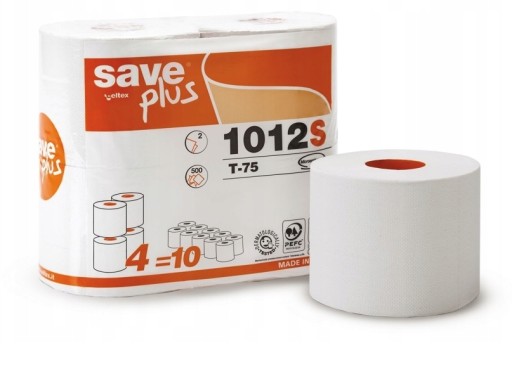 Toaletný papier ECO CELTEX Save plus 55 metrov, 4 rolky