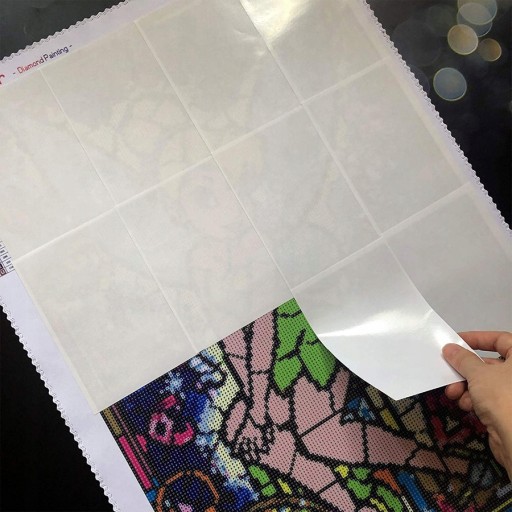 20x PAPIER 10x15cm na DIAMANTOVÉ VÝŠIVKY pre DIAMANTOVÉ MALENIE Sada príslušenstva