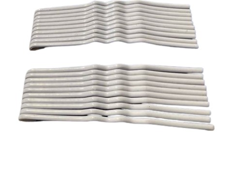Biele sponky do vlasov, 10 kusov, 5,5 cm
