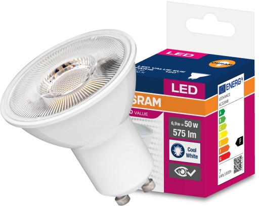 LED žiarovka HALOGEN GU10 6,9W = 50W 4000K OSRAM