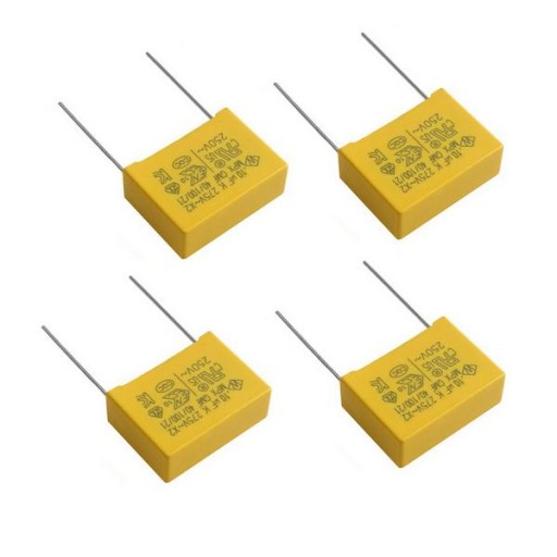 KONDENZÁTOR MKP 100nF 275V AC X2 POLYPROPYLÉN 15mm