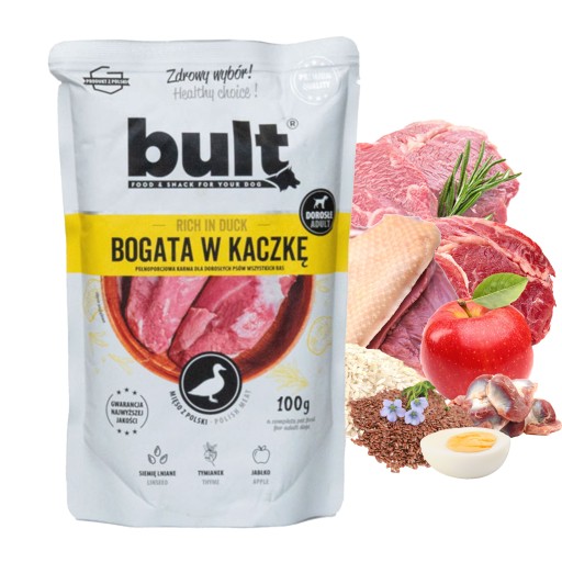 BULT Mokré krmivo pre psov Mix of Flavors 6x100g