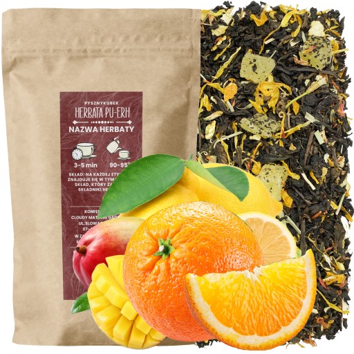 Pu-Erh červený čaj SLNKO V POMARANČI 50g